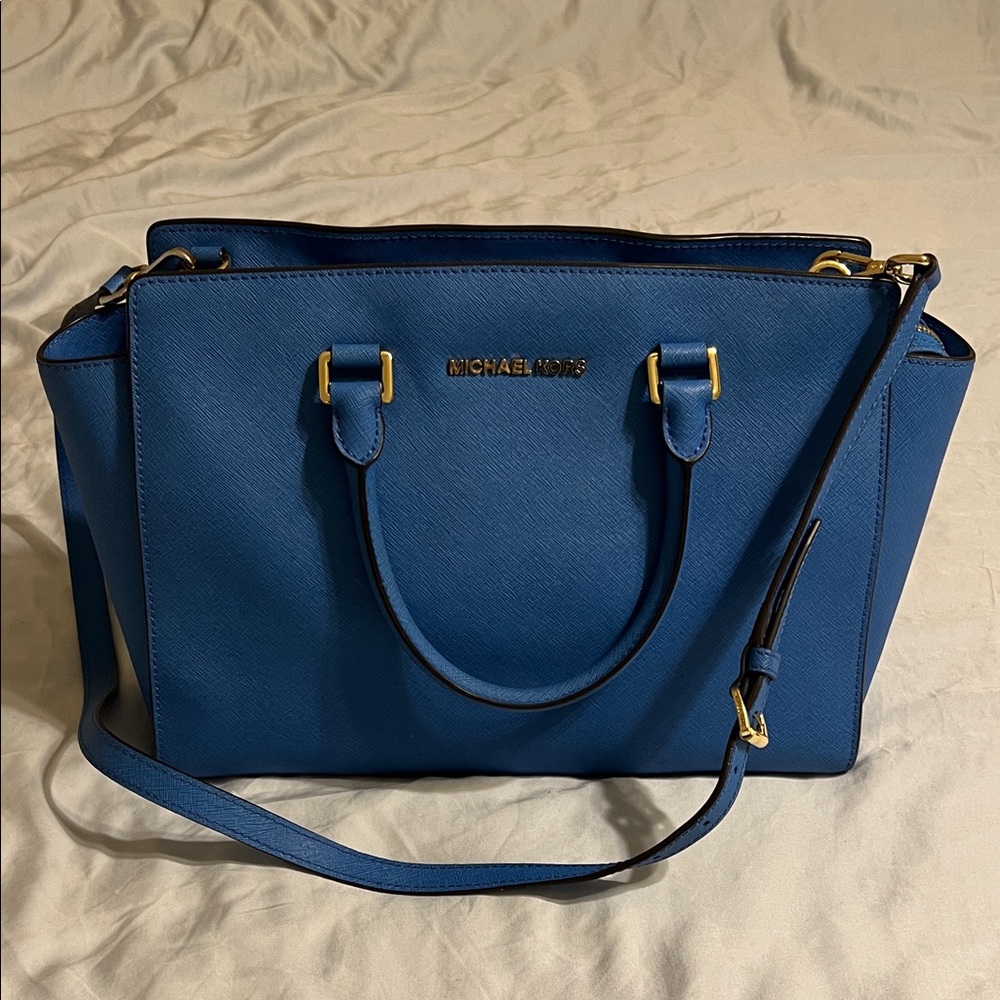 Michael Kors Royal Blue Satchel